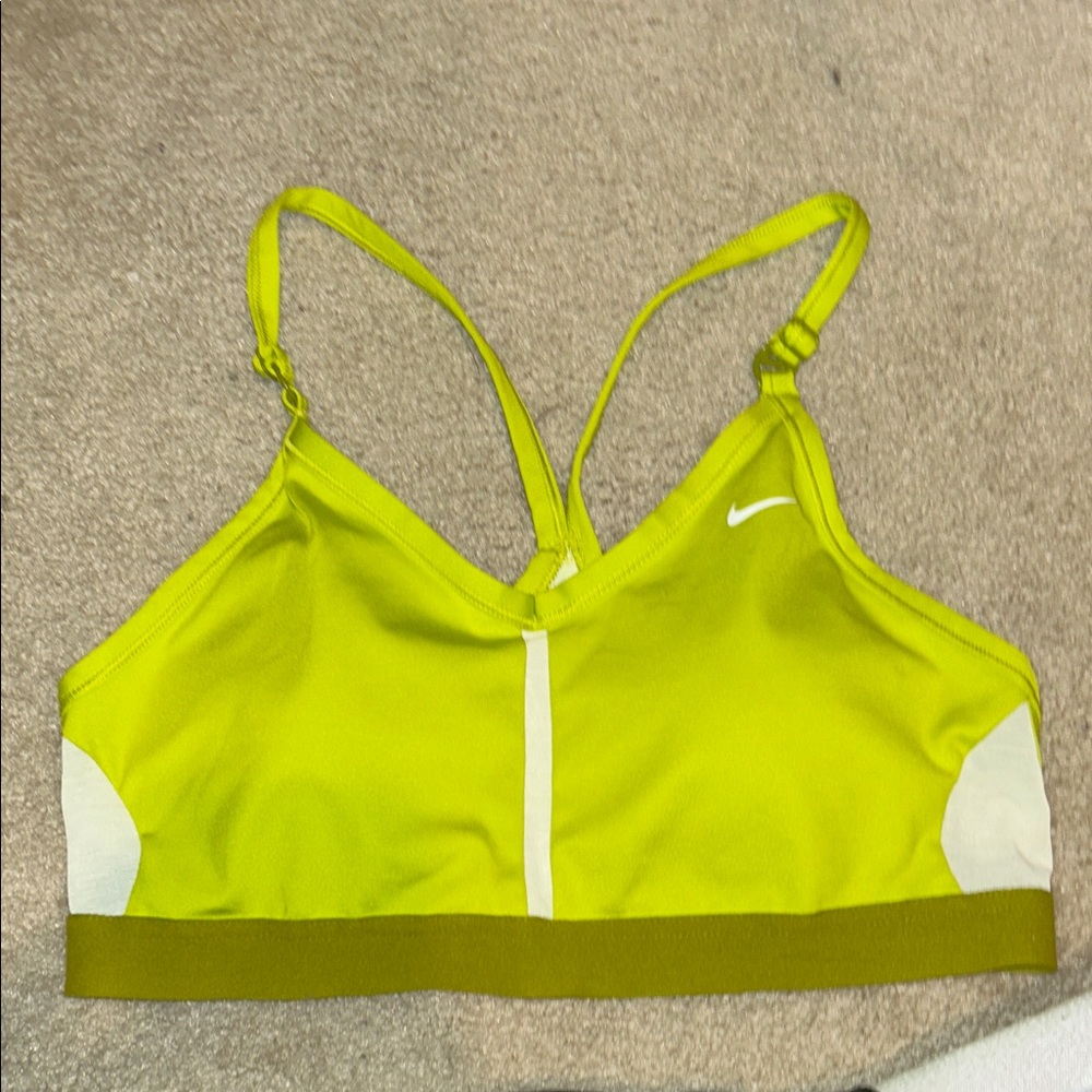 Nike Women's Bright Yellow Sports Bra